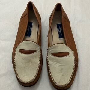 BRAGANO LEATHER ITALIAN MADE‎ LOAFERS SIZE 9 1/2